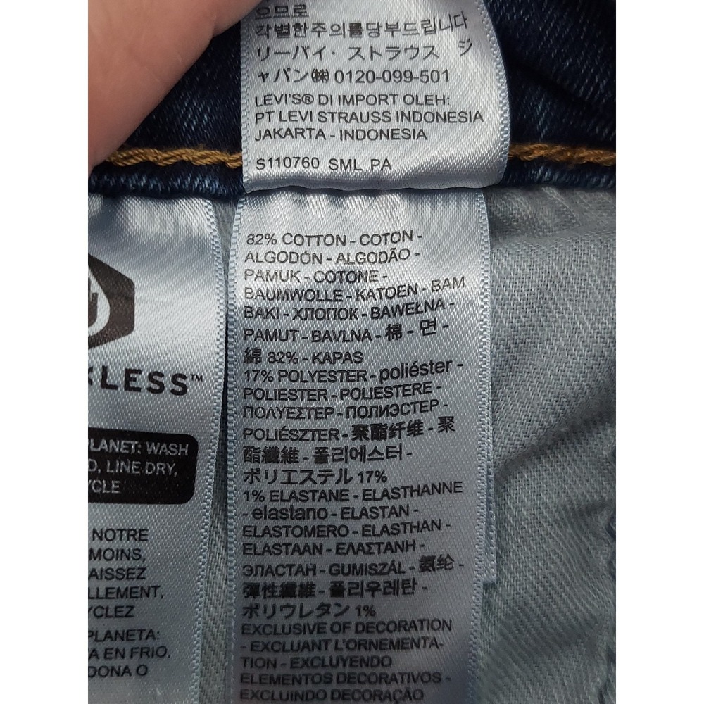 Levis 511 Jeans Mens 30x32 Blue Denim Stretch Slim Straight Leg READ - Picture 10 of 13
